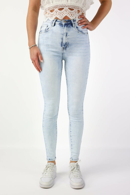 High waist skinny jeans dames! - Peachy for fashion!
